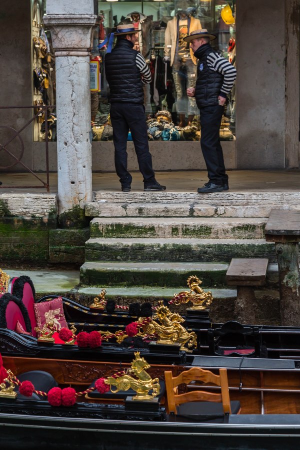 Gondolieri in Venice