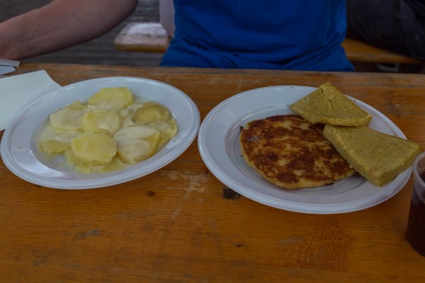 Tasting local food in Lateis