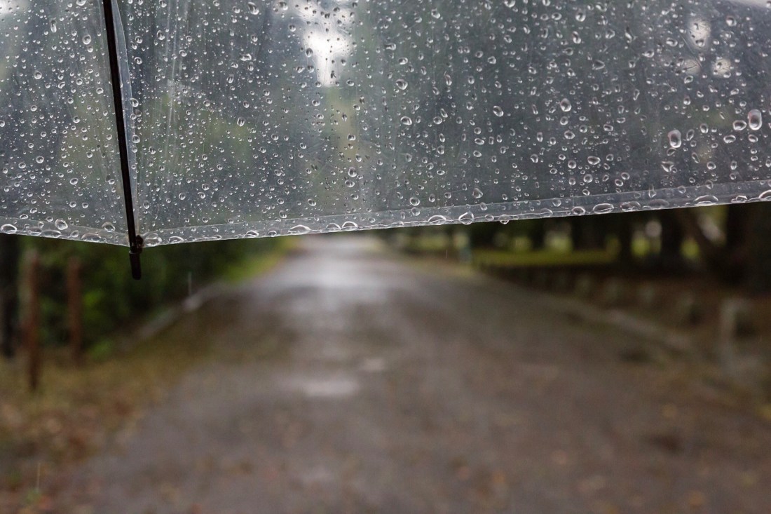 Japan in rain