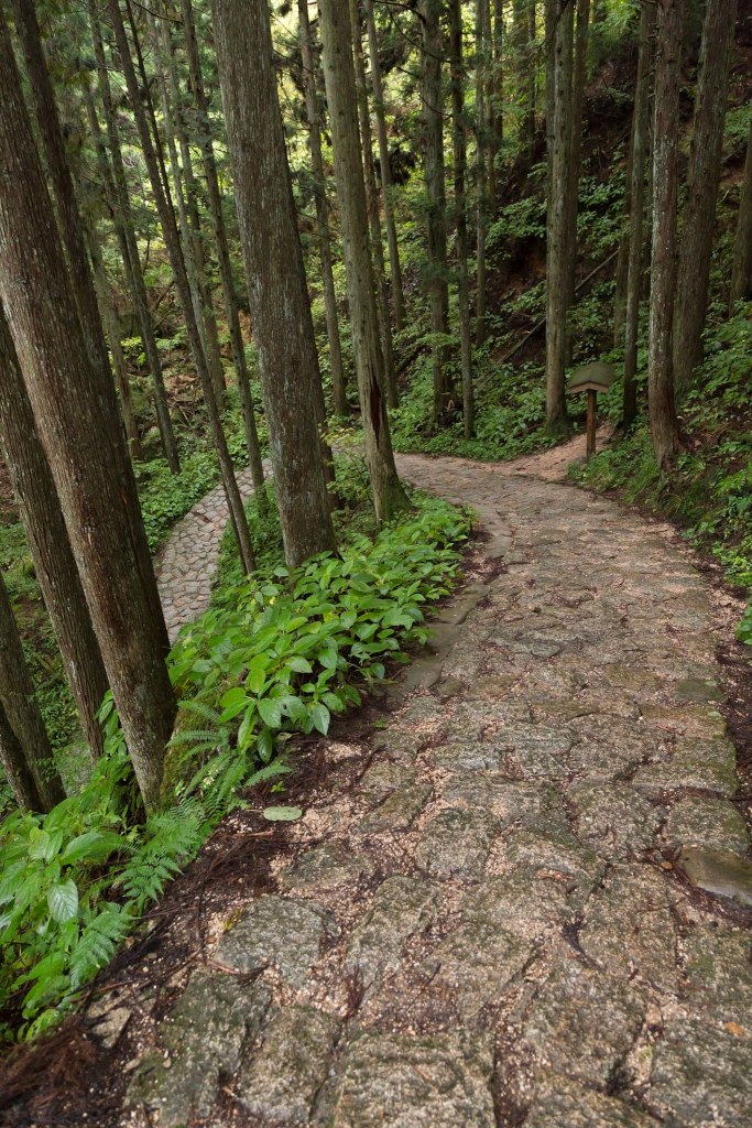 Paved path on the Nakasendo Trail