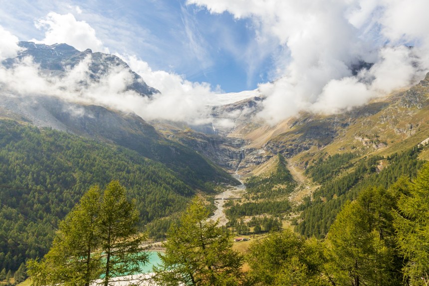 View of Palü glacier