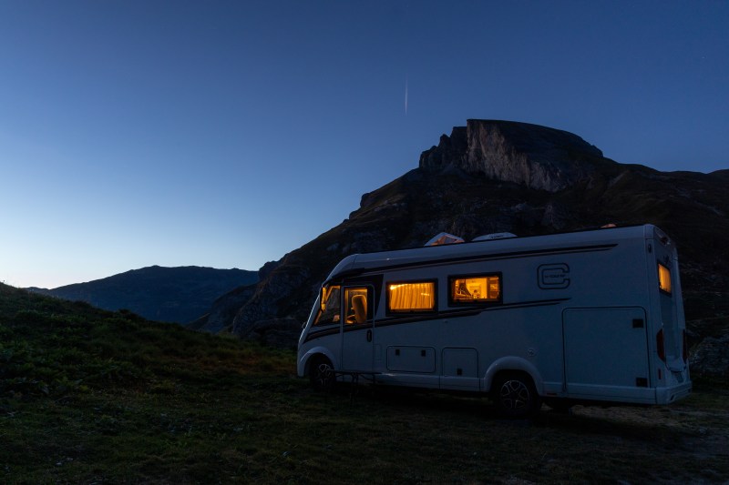 Plan de la Laie at dusk